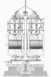 Seillegemaschine, aus 
